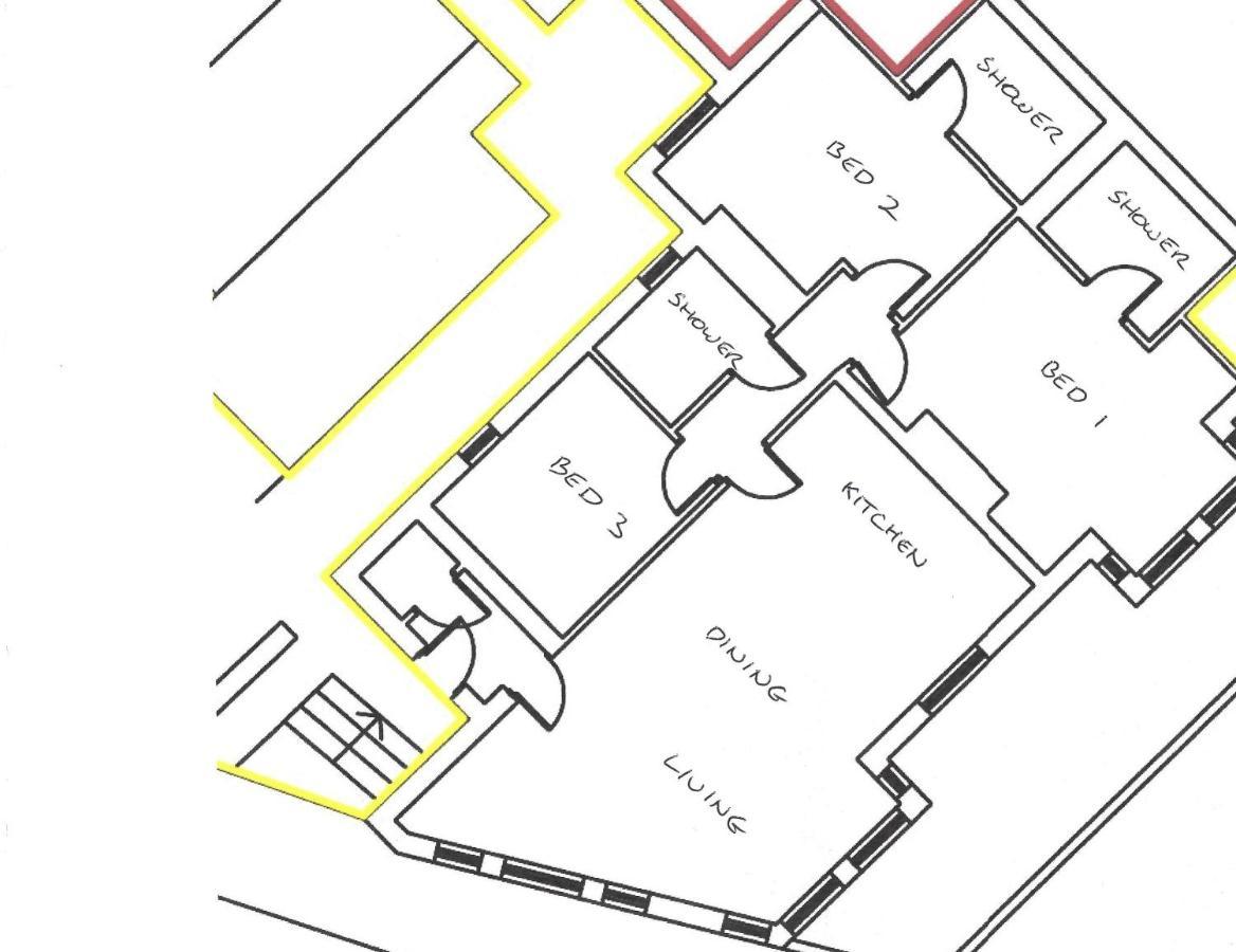 Apartment Three - Free Private Car Park - Sleeps 6 - 3 Shower Rooms - By Ocean City Retreats Plymouth Kültér fotó